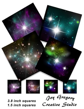 Coaster Images Galaxy Collection 2 - 3.8 x 3.8 Inches