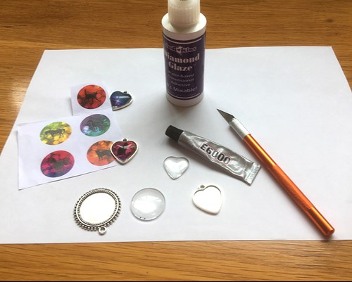 How to Make Glass Cabochon Art or Photo Pendants