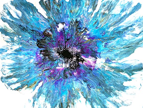 Blue and Purple Bloom