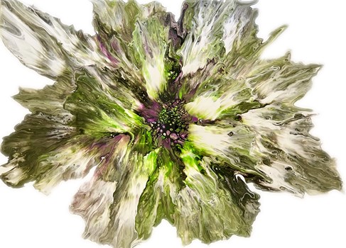 Purple and Green Bloom